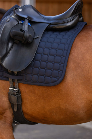 Molton Baumwoll-Schabracke Navy