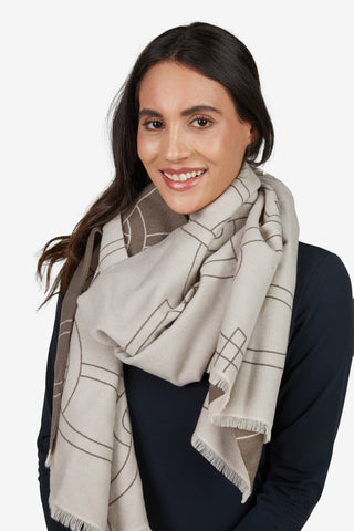 Scarf Selection Pale Grey