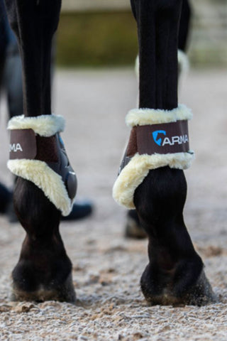 Carbon Supafleece Hind Leg Boots Black