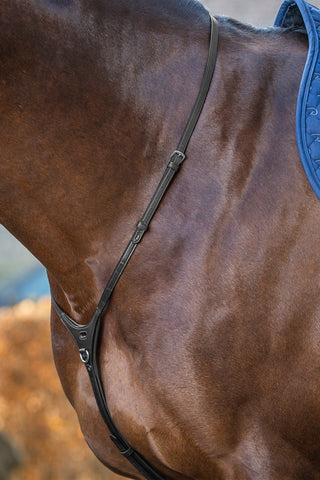 Halsriem voor Martingaal New English Zwart