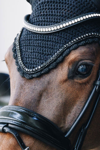 Stone & Pearl Lång Huva Svart