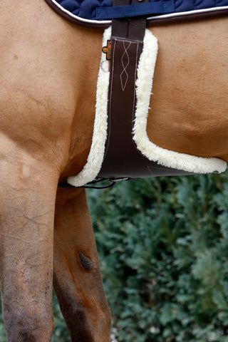 Magplatta Fårskinn Brun