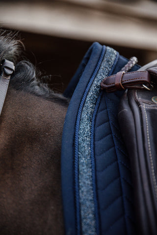 Tapis de selle Glitter Stone Noir