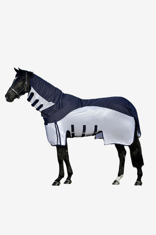 Derka przeciwdeszczowa i przeciwko muchom Granat/Biel