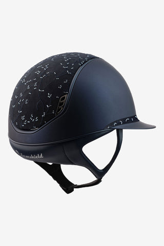 2.0 Shadowmatt Miss Shield Crystal Leaf 5 Swarovski Navy