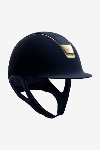 Samshield Shadowmatt Alcantara 5 Swarovski Guld Dressyr