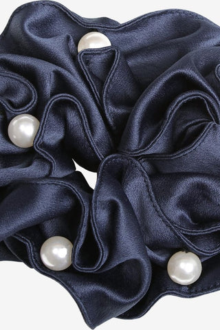 SD Design Satin Pearl Scrunchie