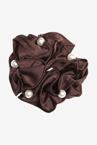 SD Design Satin Pearl Scrunchie